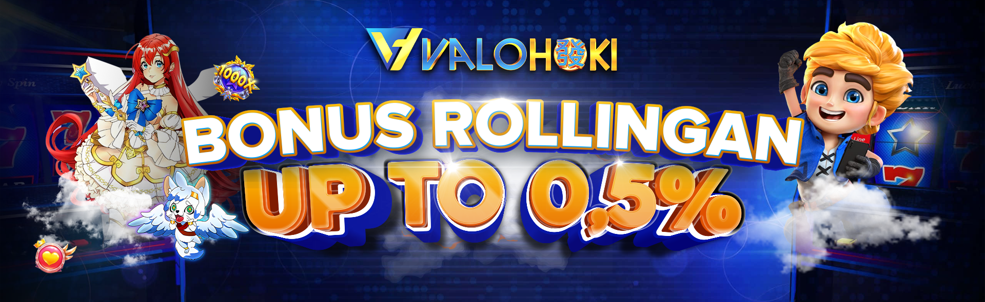 BONUS ROLLINGAN  UP TO 0.5%